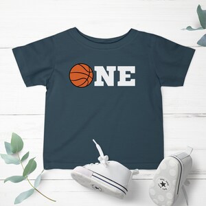 Basketball One Shirt, First 1st Birthday One Basketball, Basketball Shirt, Basketball Jersey, One Year Old Jersey, 1st Birthday Jersey
