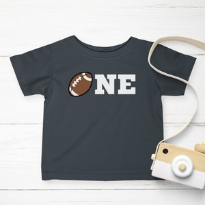 ONE Football Shirt, ONE Year Down, Football First Birthday Shirt, Football 1st Birthday Shirt, One Year Old Boy Shirt, Football Birthday