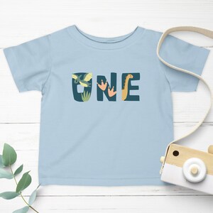 Dinosaur 1st Birthday Shirt, Dino Birthday, First Birthday Shirt, Dinosaur First Birthday Shirt, Dinosaur Theme Birthday Party, ONE Shirt