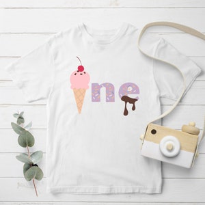 Sweet One Ice Cream Girls 1st Birthday Shirt,First Birthday Shirt ,Ice Cream Birthday, Ice Cream Party, Ice Cream Shirt, Birthday Girl Shirt