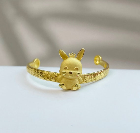 Baby gold bracelet 24k sale