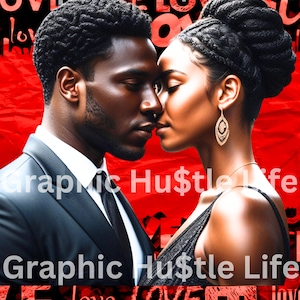 Black Love png, Book Cover png, Love Is png, Greeting Card png, Couple png bundle