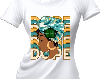 Dope Black Woman png, Blessed png, black girl png, black girl sublimation,