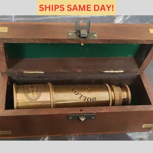 Personalized Telescope, Engraved Telescope, Valentine Gift for her, Personalised Gifts for him,Boating Gift,Graduation Gift,Anniversary Gift image 1