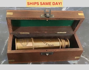 Personalized Telescope, Engraved Telescope, Valentine Gift for her, Personalised Gifts for him,Boating Gift,Graduation Gift,Anniversary Gift