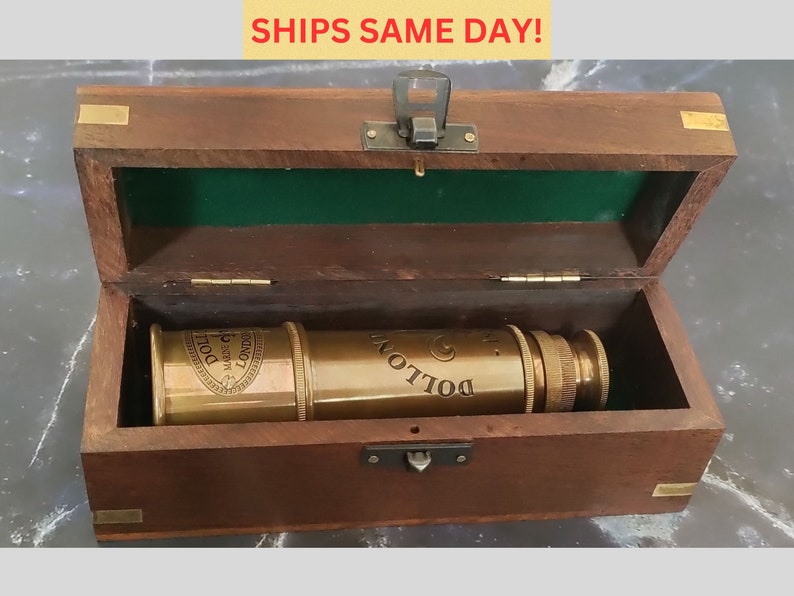 Personalized Telescope, Engraved Telescope, Valentine Gift for her, Personalised Gifts for him,Boating Gift,Graduation Gift,Anniversary Gift image 1