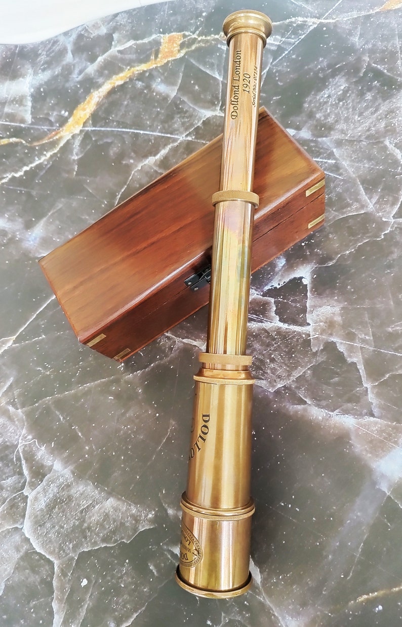 Handheld Telescope with wooden box