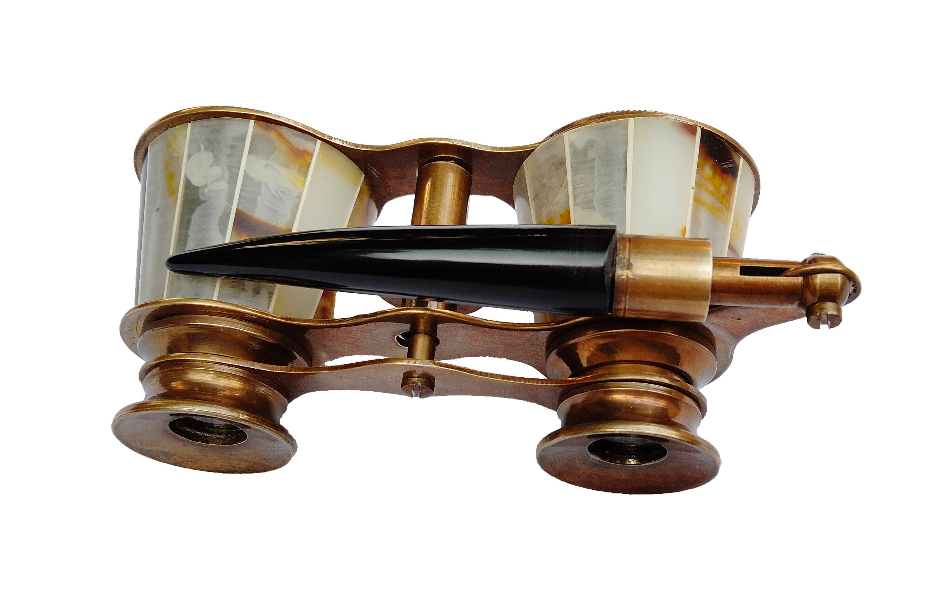 Brass binoculars hotsell