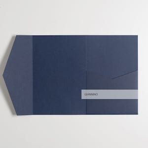 Busta tascabile blu, blu scuro, busta tascabile, buste da matrimonio, busta tascabile rettangolare, buste RSVP, busta tascabile