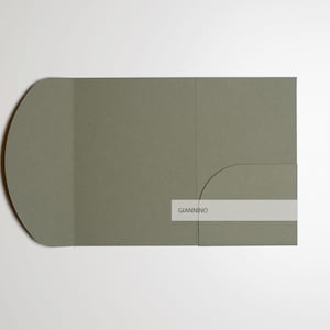 Sobre de bolsillo con forma de arco, color verde oliva, 150 g/m², sobre de bolsillo para boda, sobre de bolsillo para invitaciones, sobre grueso, sobres hechos a mano, listo para enviar