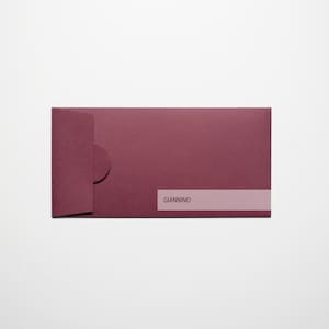 Envelope elegante, bordô, 180 g/m², envelope longo, envelope dl, envelope grosso, envelopes artesanais. Pronto para enviar