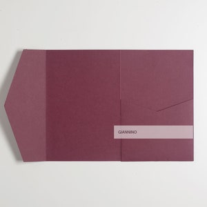 Bordeauxrode zakvouw, zakenvelop, trouwenveloppen, rechthoekige zakvouw, RSVP-enveloppen, gestructureerde envelop