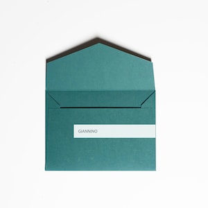 Busta per invito, verde foresta, 200 gsm, busta 5x7, busta, busta spessa, buste fatte a mano, busta per matrimonio, pronta per la spedizione