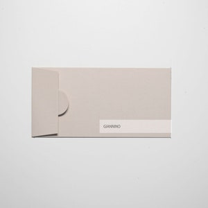 Eleganter Umschlag, Farbe beige, 200 g/m², langer Umschlag, dl-Umschlag, dicker Umschlag, handgemachte Umschläge. versandfertig
