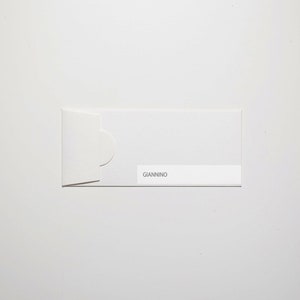 Sobre elegante, gesso blanco, 180 g/m², sobre largo, sobre mini dl, sobre grueso, sobres hechos a mano, listos para enviar