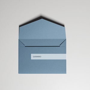 Busta per invito, blu polvere, 180 gsm, busta 5x7, busta, busta spessa, buste fatte a mano. Pronta per la spedizione, busta per matrimonio