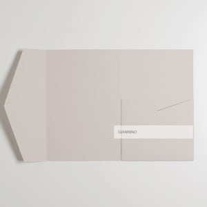 Zakvouwuitnodiging, beige kleur, trouwenveloppen, rechthoekige zakvouw, RSVP-enveloppen, zakenvelop, beige kleur