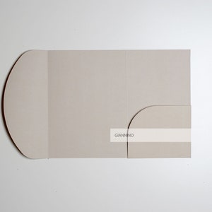 Arco tascabile, colore beige, 200 g/m², tascabile per matrimonio, inviti tascabili, busta spessa, buste fatte a mano. Pronto per la spedizione
