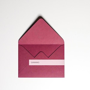 Elegante busta, bordeaux, 180 gsm, busta 5x7, busta, busta spessa, buste fatte a mano. Pronta per la spedizione