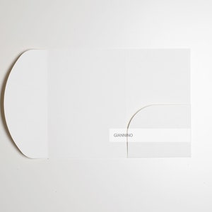 Arco de bolsillo, yeso blanco, 180 g/m², bolsillo de boda, invitaciones de bolsillo, sobre grueso, sobres hechos a mano, listo para enviar