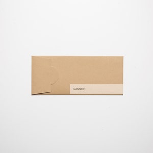 Enveloppe élégante, kraft, 180 g/m², enveloppe longue, enveloppe mini dl, enveloppe épaisse, enveloppes faites à la main, prête à être expédiée