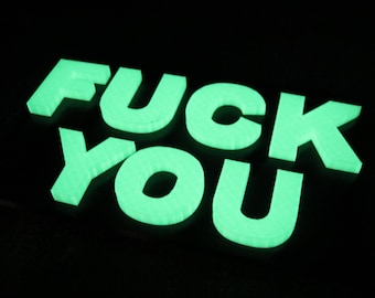 Custom Wall Sign Glow in The Dark 10.5" x 6.5" , Wall Art Hanging Wall Decor Garage Sign