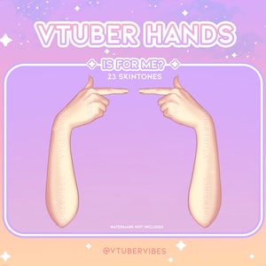 Voor mij? - Handen | Vtuber | 2D | Twitch | Youtube | Kawaii | Schattig | Steun | Meme | Item | Verlegen | 2d