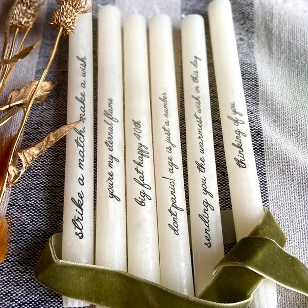 Special Message Candles