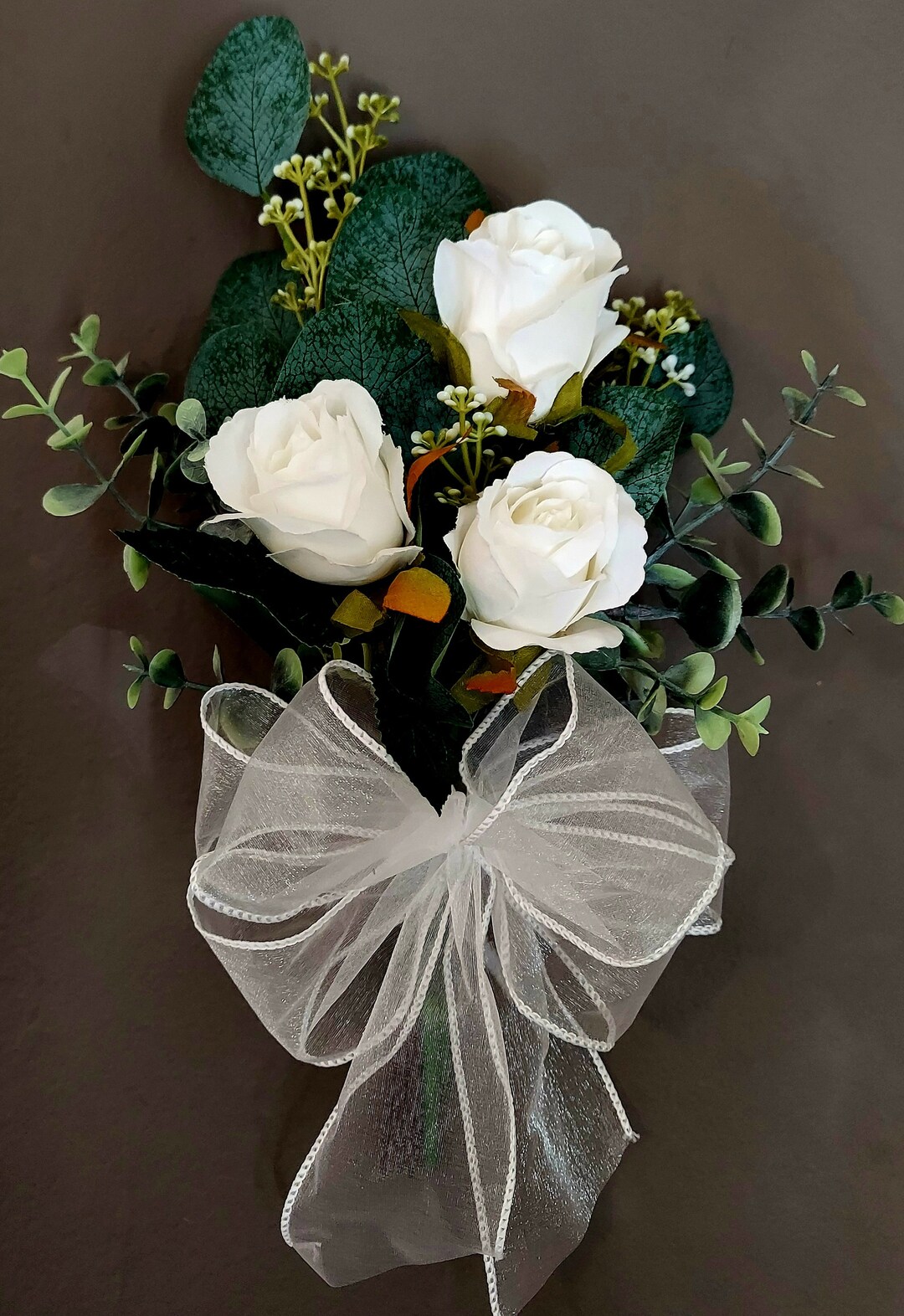 Gorgeous Pew Arrangement Church Decorations, Wedding, Reception, Bridal