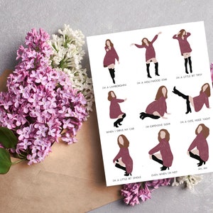 A Little Bit Alexis | Greeting Card | 5x7 | Printable | JPG & PDF | Two Versions Included