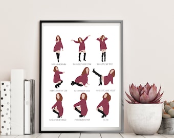 Un poco Alexis / Schitt's Creek / Arte de pared / Imprimible