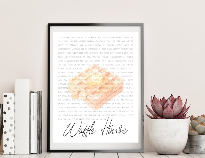 Waffle House / Jonas Brothers / El álbum / Arte lírico / PDF + JPG imagen 1