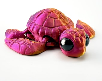 Flexi Turtle IRMA – Articulated 3D Printed Turtle Desk Companion