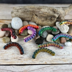 Fidget Raupe im 2er-set | Fidgetspeeltje | Fidget Wurm | Antistress-spel | Sensorische informatie | Zappelspielzeug | Stimmingspeeltje