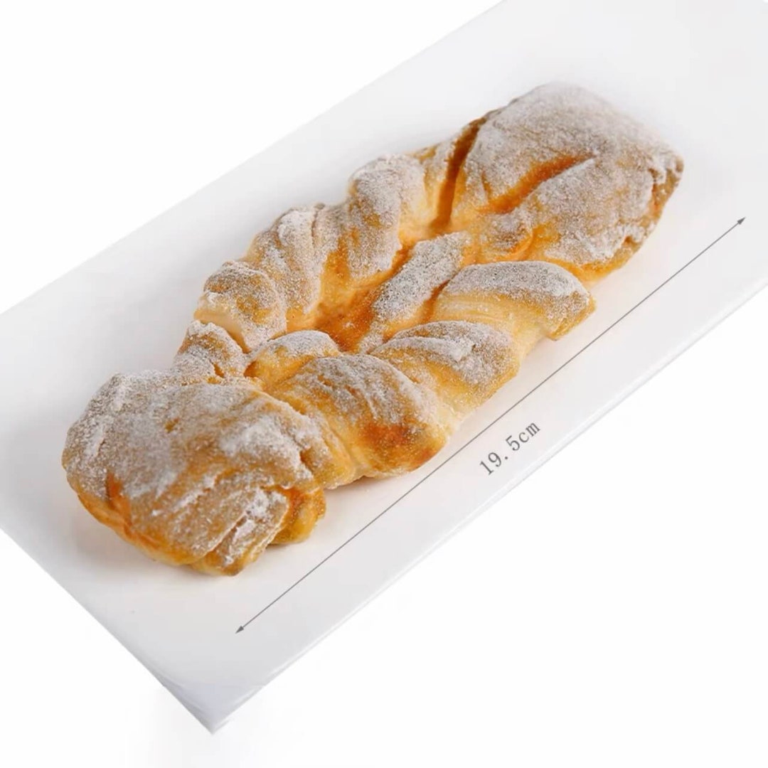 7.6 Powdered Sugar Bread / Fake Breads / Table Etsy