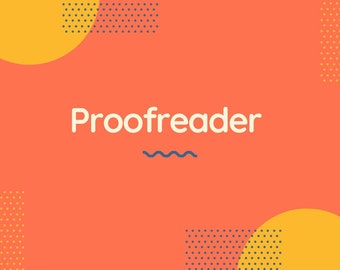 Proofreading Poster | Etsy