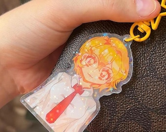 PREORDER Don Quixote Limbus Company CLEAR holo 3” Keychains