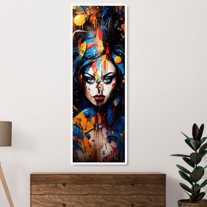 Abstract Woman Face Art, Romantic Wall Art, Fall in Love, Bedroom Art, Sensual Photo Wall Decor, Digital Download, Art by GiftArtSmile