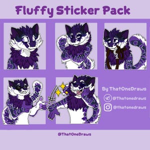 Comisión de pegatinas de Furry Telegram