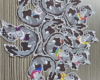 Pegatinas de bandana peludas Rexouium - LGBTQ