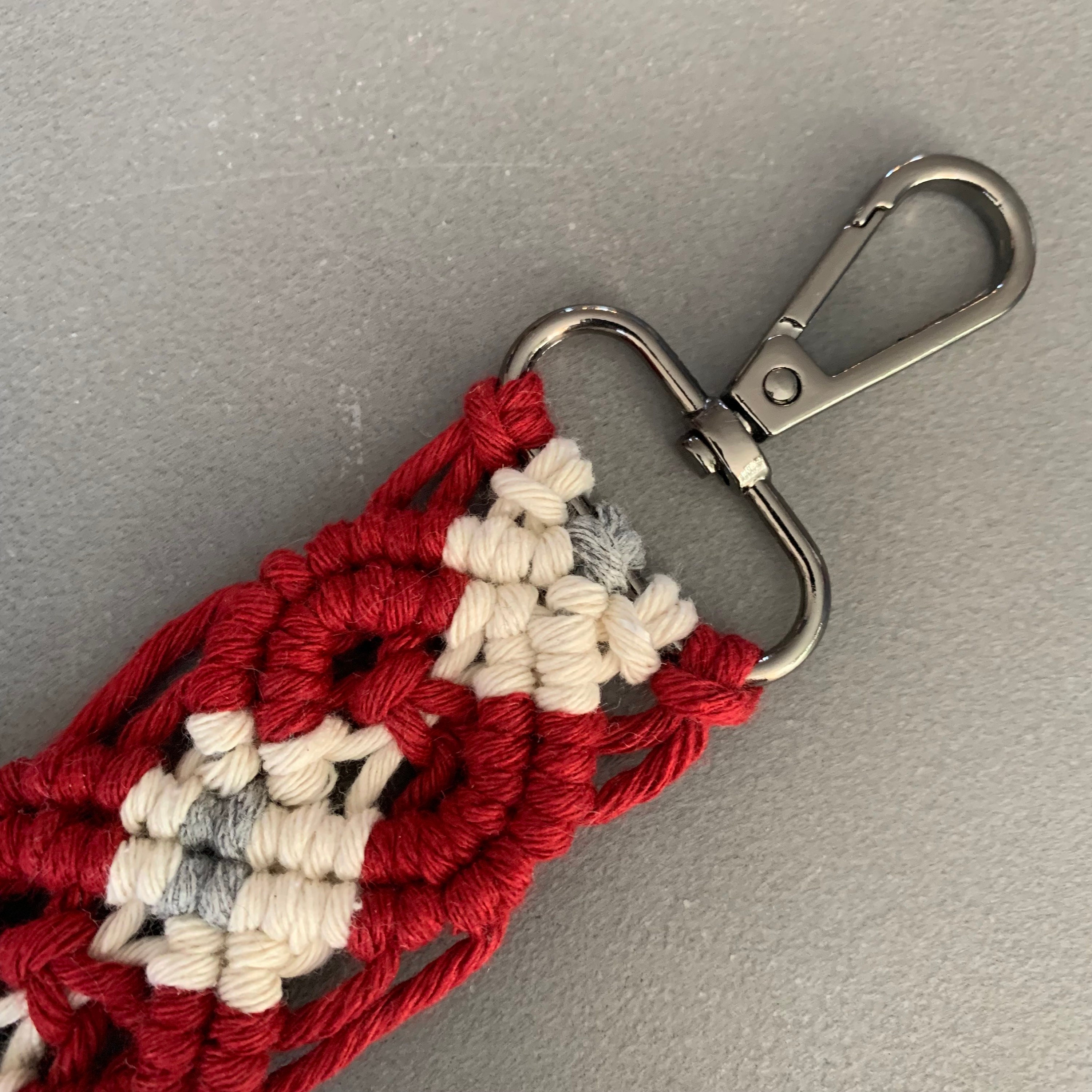 Cositina 4 Pcs Macrame Keychain Wristlet Boho Handmade Key
