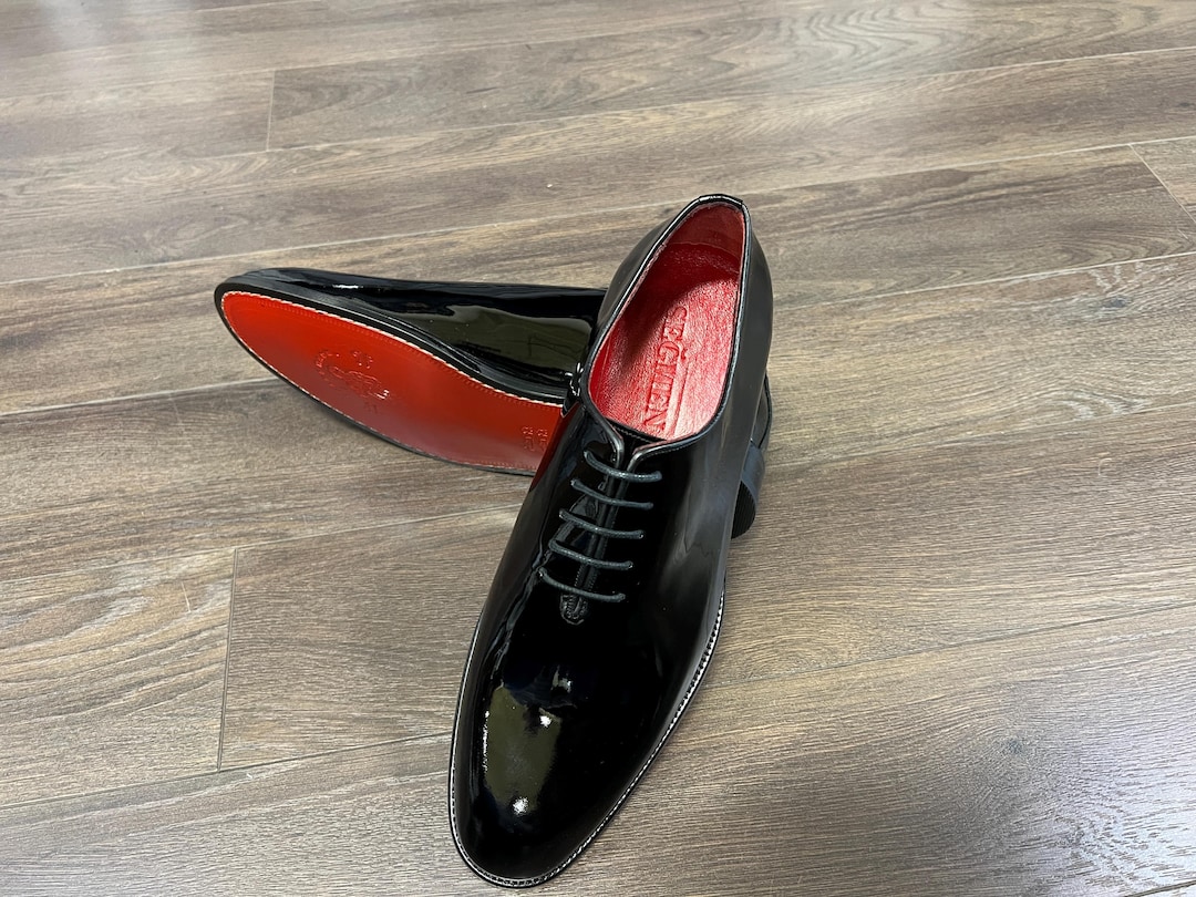 Red Polka Dot Sunflower Men's Low Top Shoes