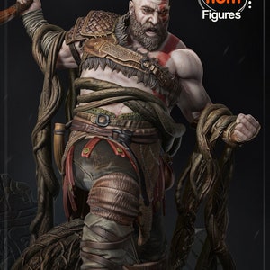 3d Resin printed kratos god of war