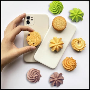 Cookie Phone Grips | Biscuit Phone Holders