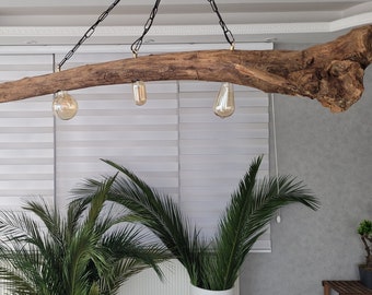 Natural Wooden light pendant light, hanging lamp, ceiling lamp, pendant lighting Wood Pendant Light, Chandelier Light