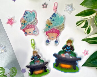 LOZ Legend of Zelda Link acryl shaker sleutelhanger & Cece hoed bedel + stickers