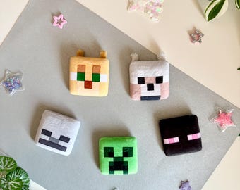 Vierkante pluche speldbadges en sticker