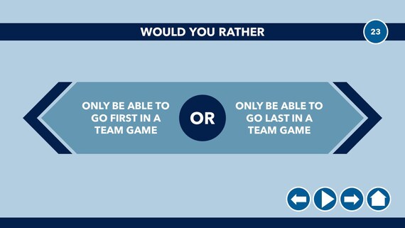 Would You Rather? PowerPoint Game