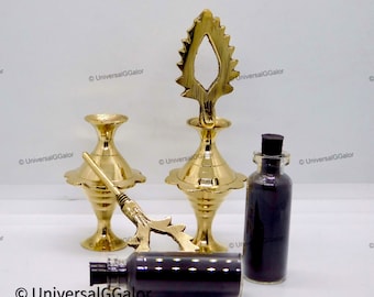 Beautiful Eyeliner Pot Bottle With Natural Vegan Black Eyeliner - Empty Surmadani Eye Liner Box - Eye Shadow - Women Cosmetic