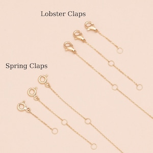 Gold Lobster Clasp Bracelet Extender